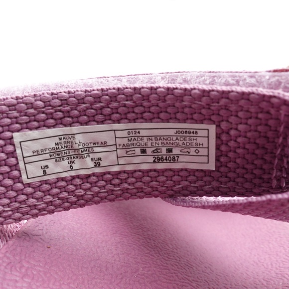 NEW Women's Merrell District 4 Post Sandals J006948 Mauve - Picture 8 of 9